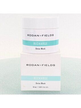 Rodan + Fields Recharge Detox Mask 1.69oz 50ml Invasive Charcoal NEW